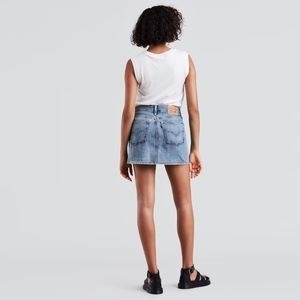 Levi's Deconstructed Denim Mini Skirt